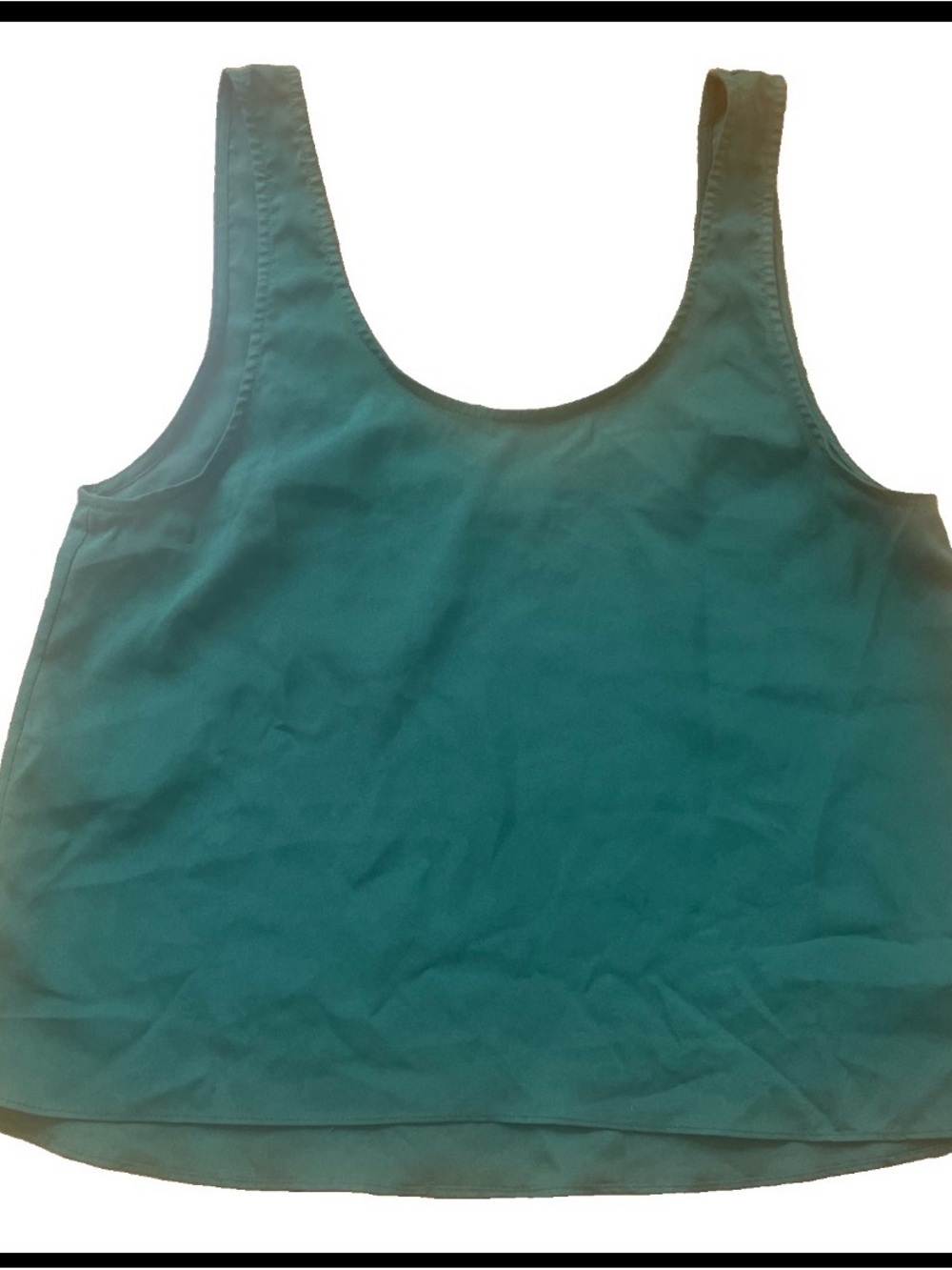Show Me Your MuMu Scoop Neck Tank Top/Blouse Small Cropped